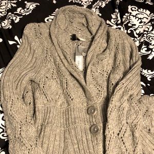 New with tags APT9 gray cardigan